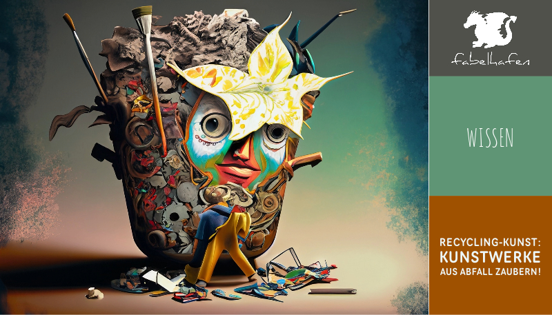 Recycling-Kunst: Kunstwerke aus Abfall zaubern!